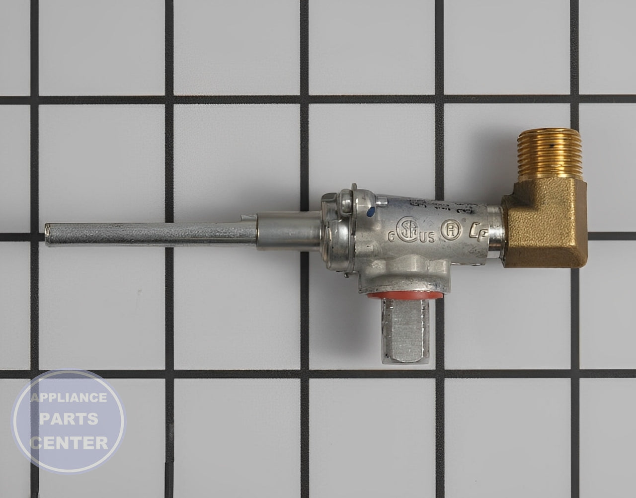 GE Range Surface Burner Valve WB19T10093 - Main view showing gas flow control for GE JGBS66REK