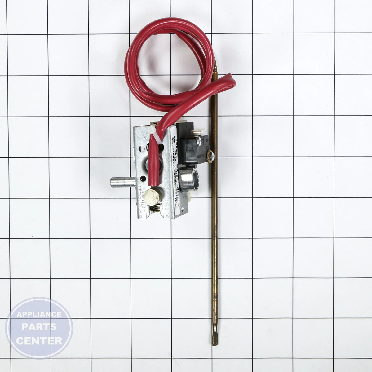GEH OVEN THERMOSTAT WB20K5027 - Installation in [specific model] showing mounting points