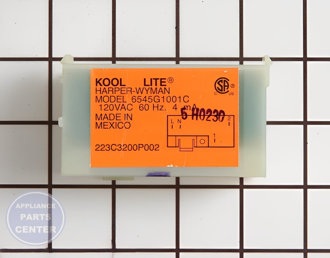 GE Spark Module WB20K5037 - Main view showing ignition control for GE, Kenmore, Hotpoint, and RCA models