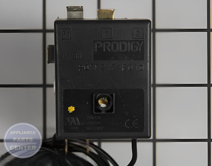 Temperature Control Thermostat WB20T10026 - Side view with a temperature range of 100°F to 550°F