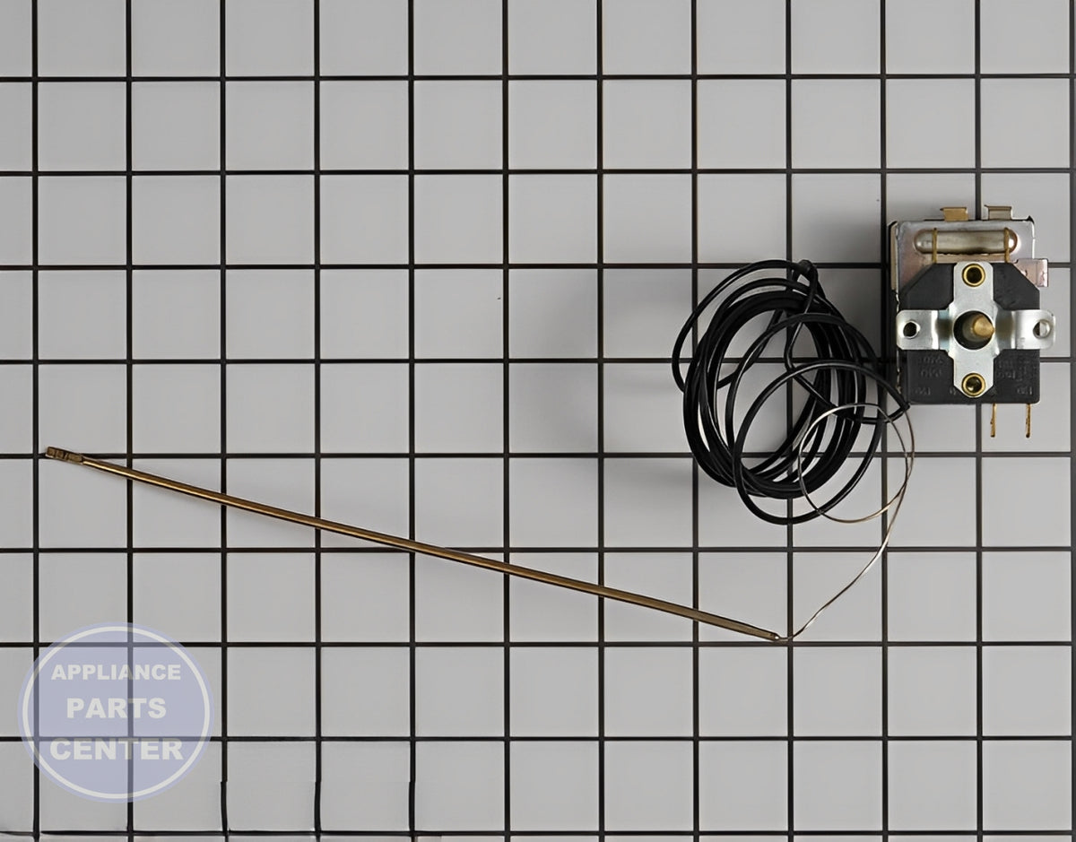 GE Temperature Control Thermostat WB20T10026 - Main view showing temperature range for GE JBS series models