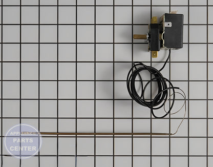 GE Temperature Control Thermostat WB20T10026 - Installation in GE JBS series showing mounting points