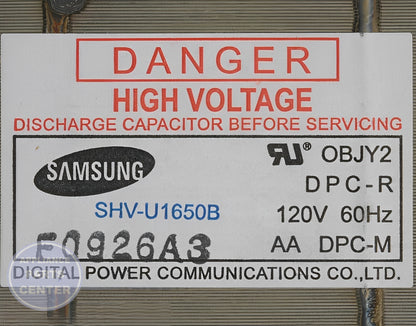 TRANS-H.V. WB20X10043 - Detailed view of 1200 watts capacity