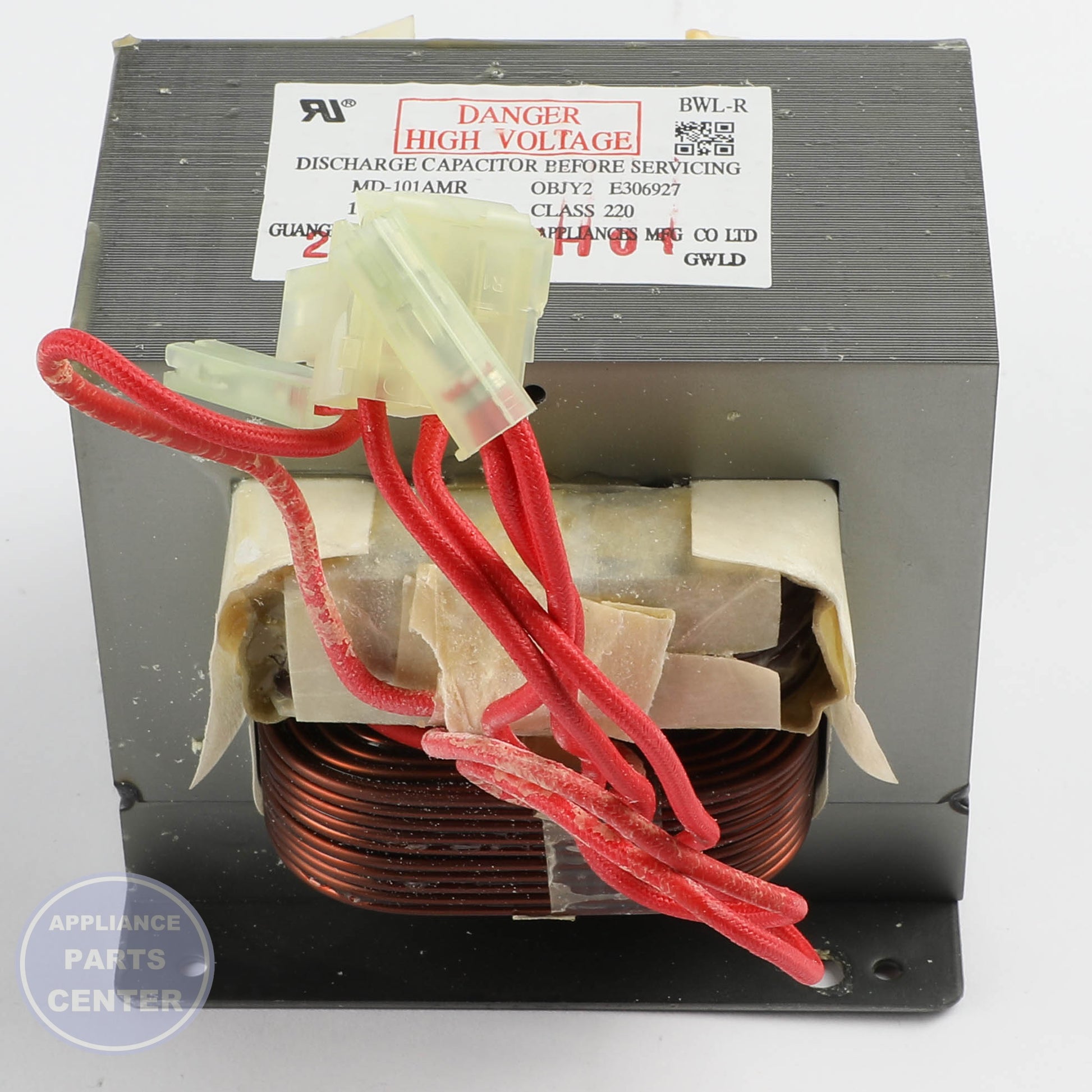 GEH H.V.TRANSFORMER WB20X10067 - Main view showing high voltage support for GEH XYZ and ABC models