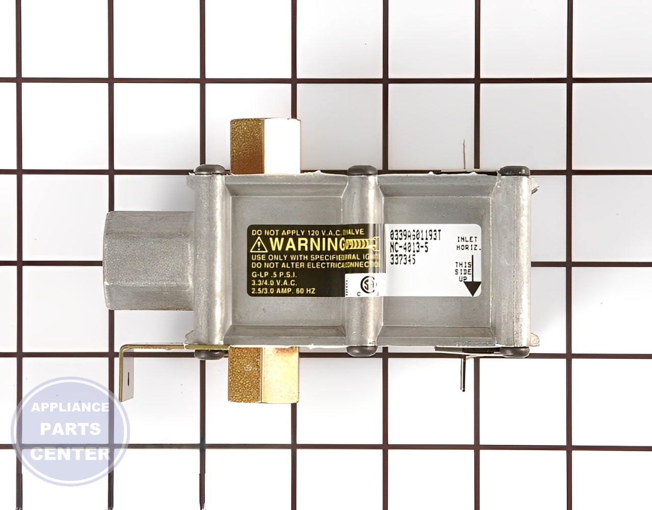 GE STOVE RANGE OVEN GAS VALVE WB20X126 - Main view showing gas burner control for GE models