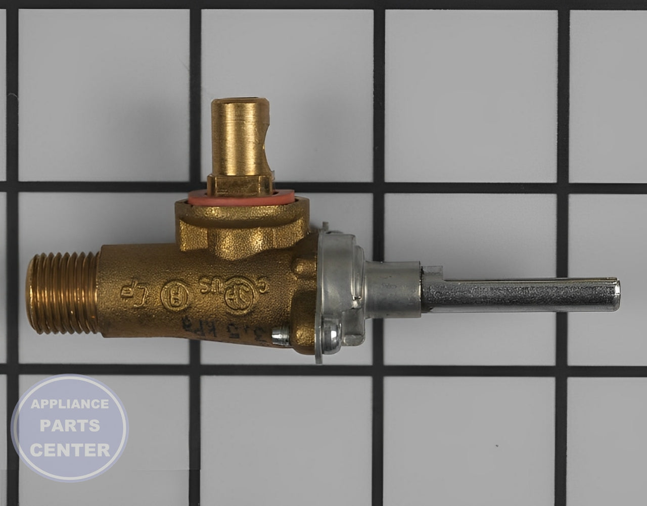 Surface Burner Valve WB21K10119 - Detailed view of gas control mechanism