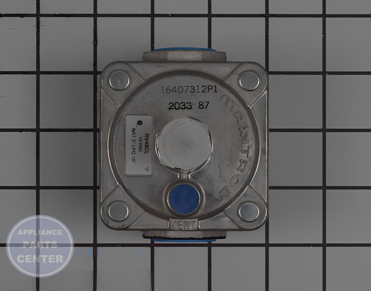 GE Pressure Regulator WB21K10129 - Main view showing gas flow control for GE JGB600SET