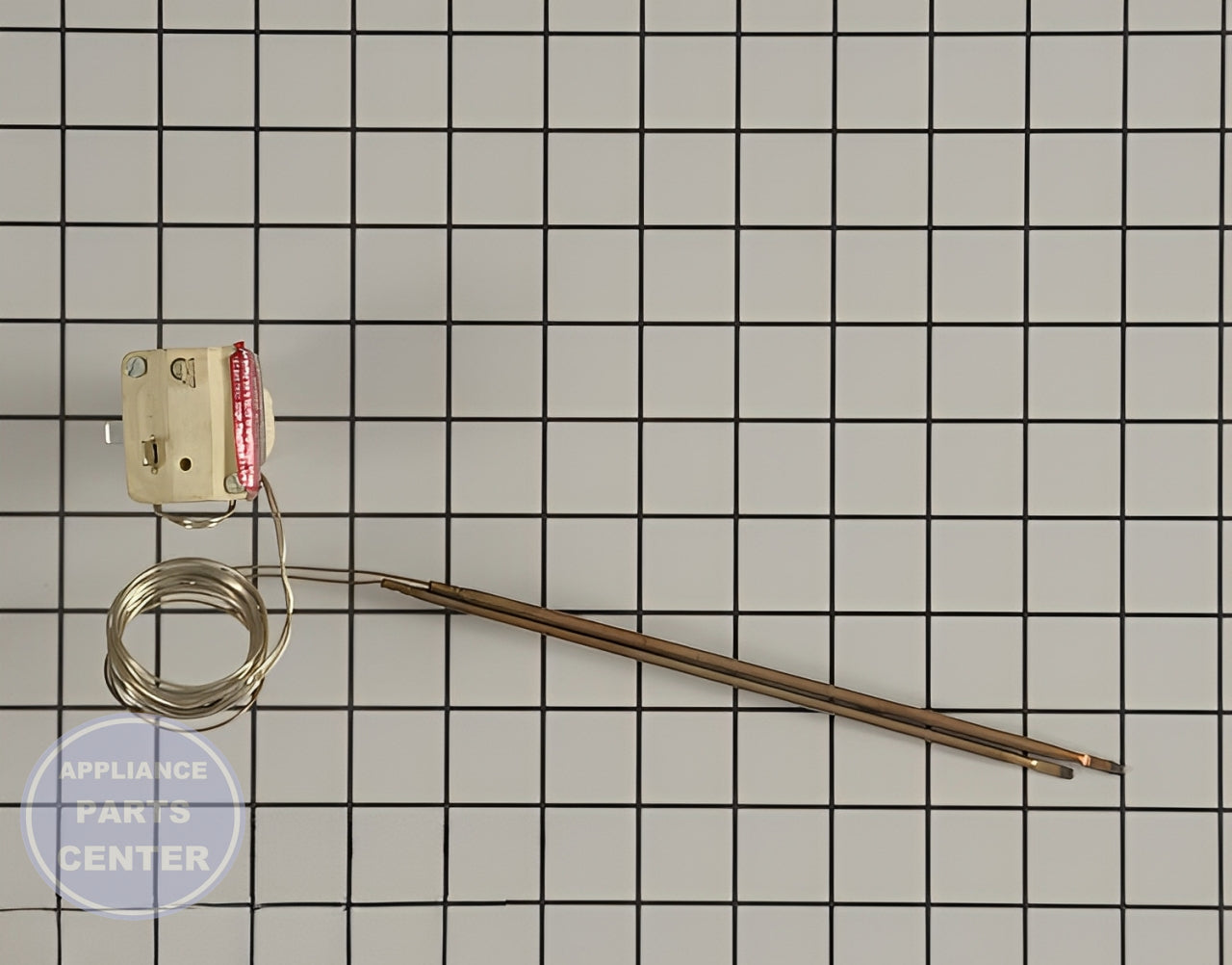 Temperature Control Thermostat WB21X10016 - Detailed view of 150°F to 500°F temperature range