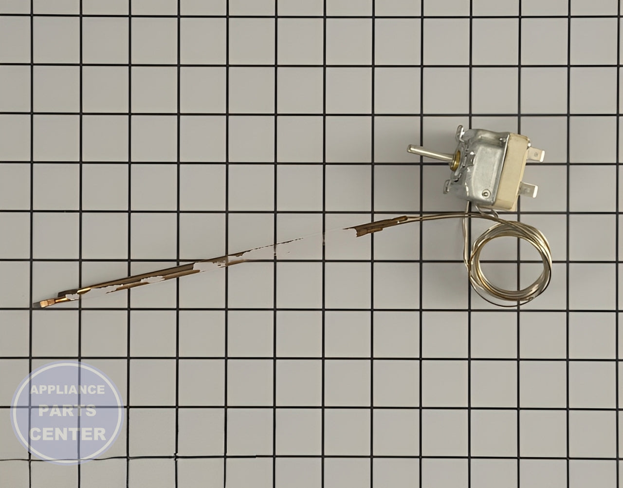 GE Temperature Control Thermostat WB21X10016 - Main view showing precise temperature control for GE Models JGBP33BEH2BB and JGBP33WEH1WW