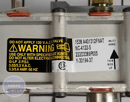 VALVE CONTROL ASM NOR. D WB21X21506 - Side view with specific measurements