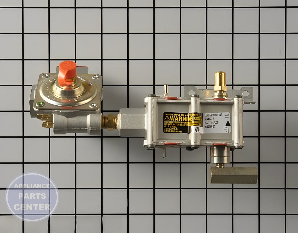GEH VALVE CONTROL ASM NOR. D WB21X21506 - Main view showing gas control for GEH models