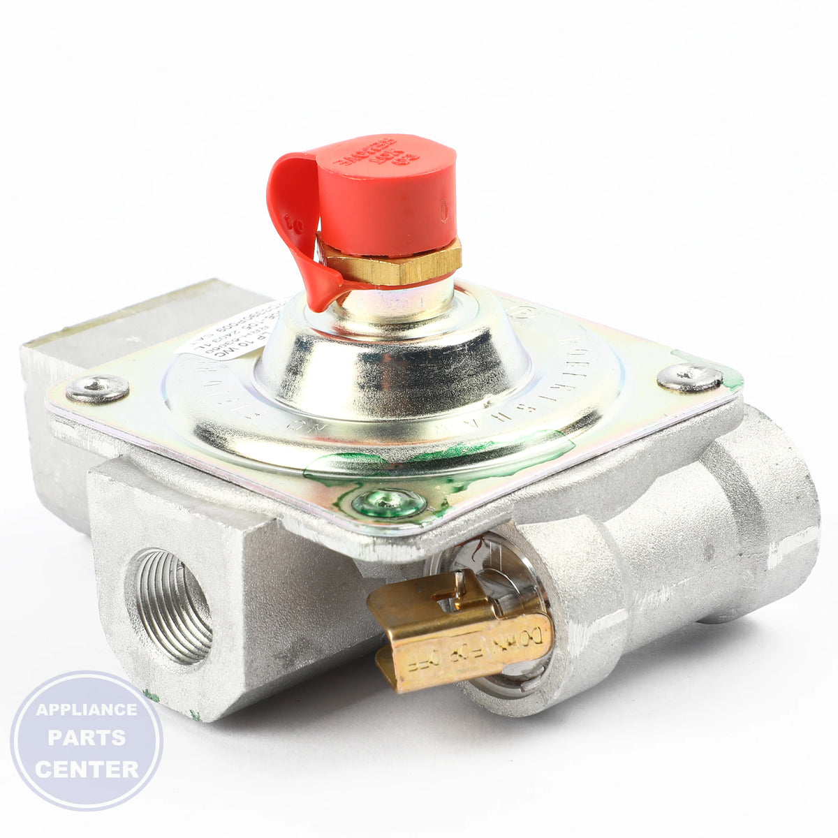 GEH PRESSURE REGULATOR WB21X30965 - Installation in GEH Range/Stove/Oven showing key mounting points
