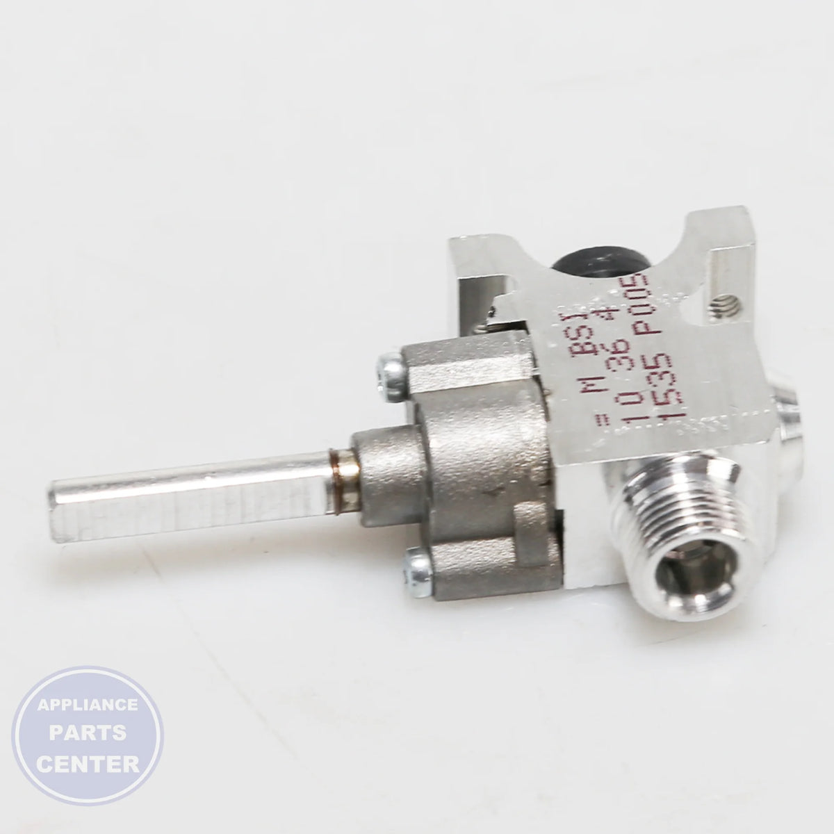 GEH GAS VALVE KIT WB21X31343 - Installation in specific GEH model showing key mounting points