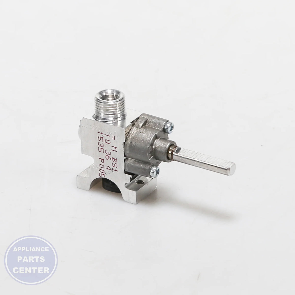 GEH GAS VALVE KIT WB21X31343 - Installation in specific GEH model showing key mounting points