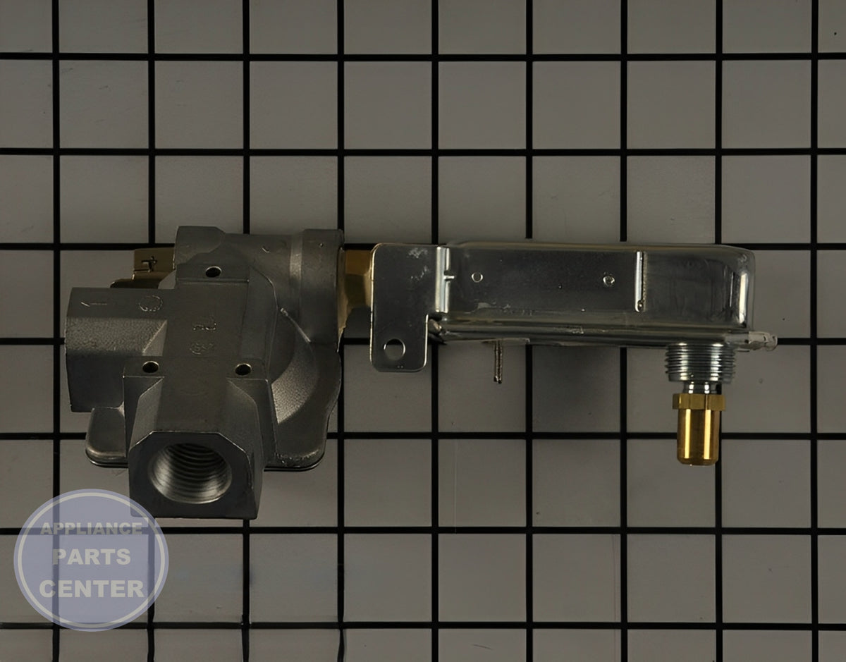 GE VALVE CONTROL ASSEMBLY WB21X38549 - Side view with 20,000 BTU capacity