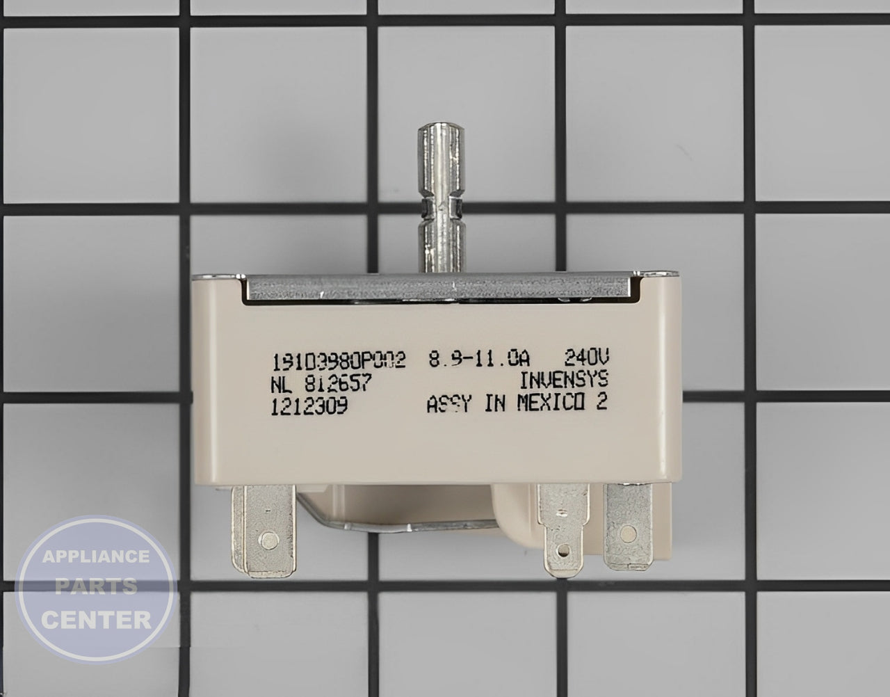 GE OVEN CONTROL SWITCH WB23K10003 - Main view showing temperature control feature for GE models