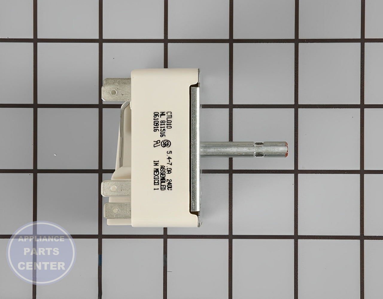 GE OVEN CONTROL ELEMENT WB23M8 - Main view showing switch for GE models