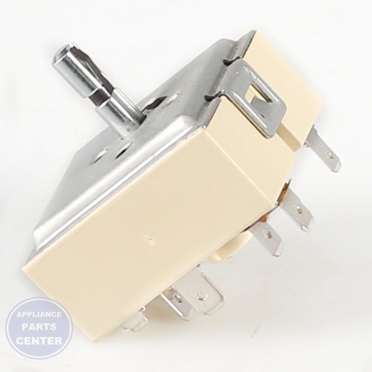 RANGE INFINITE CONTROL SWITCH WB24K10092 - Side view with precise measurements