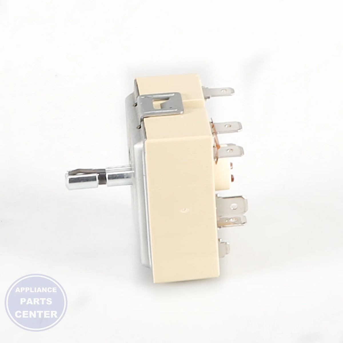 GEH RANGE INFINITE CONTROL SWITCH WB24K10092 - Installation in specific model showing mounting points