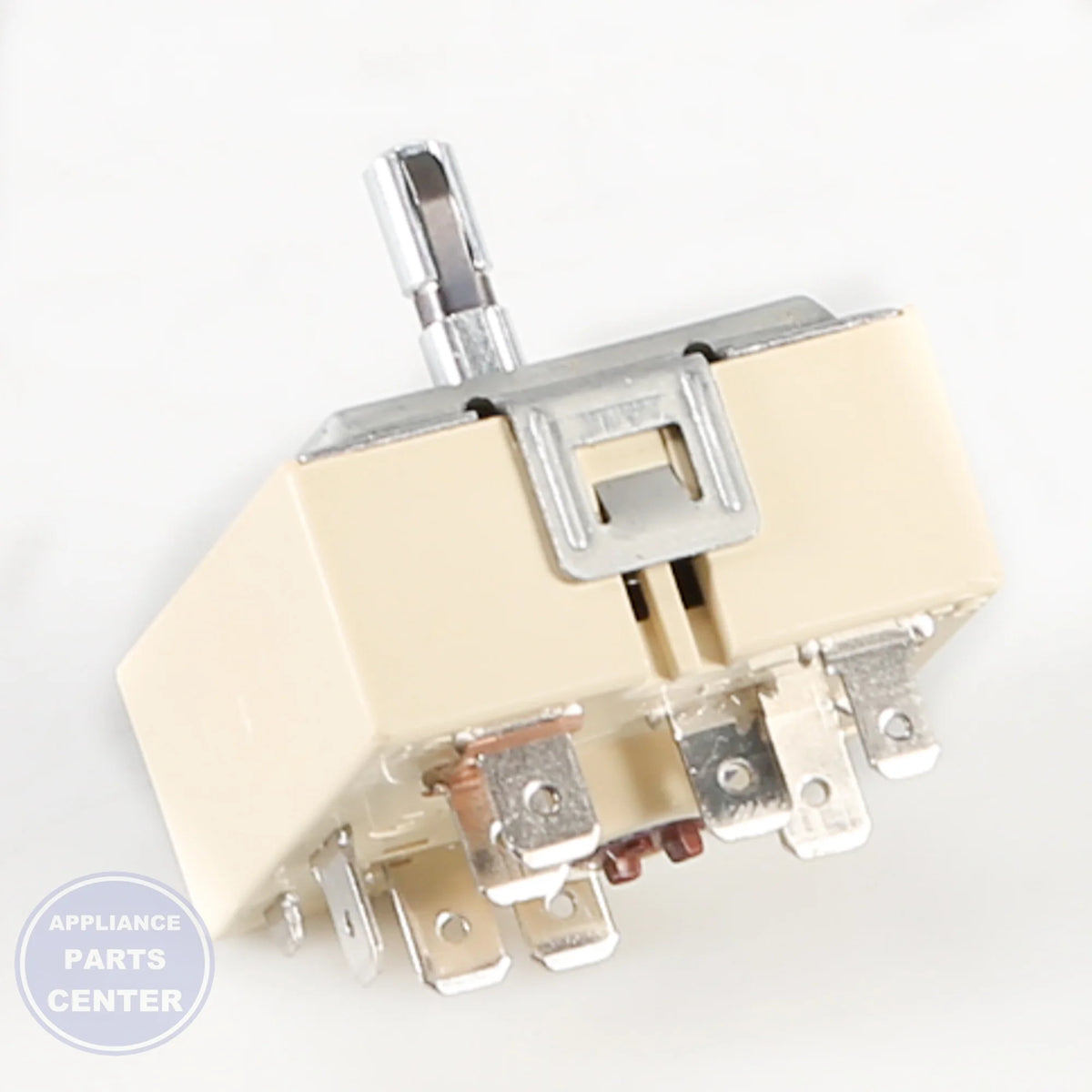 GEH RANGE INFINITE CONTROL SWITCH WB24K10092 - Installation in specific model showing mounting points