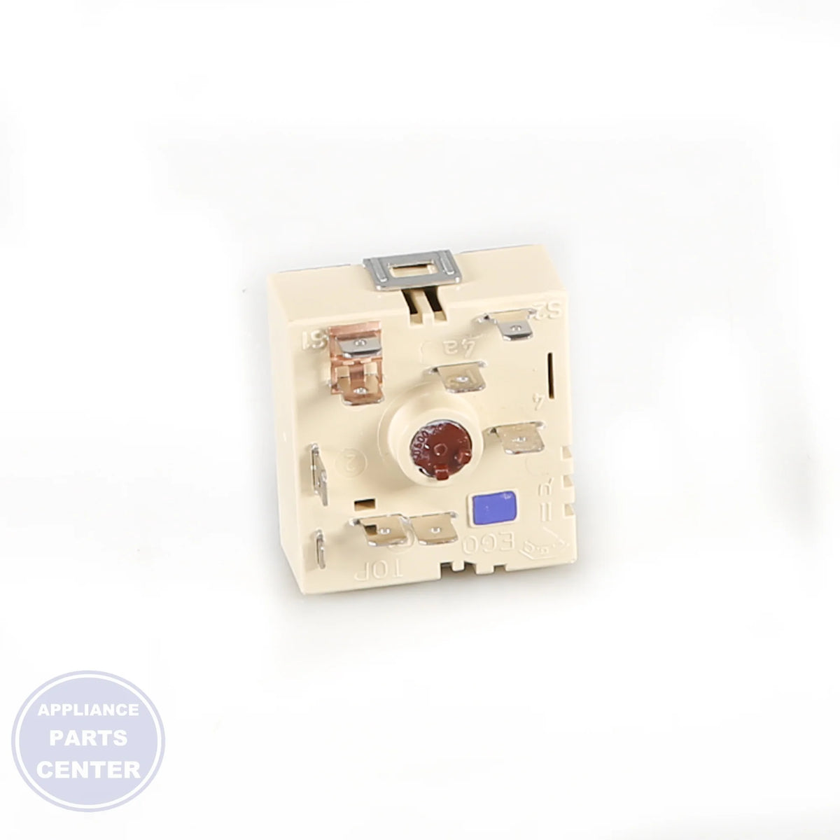GEH RANGE INFINITE CONTROL SWITCH WB24K10092 - Installation in specific model showing mounting points