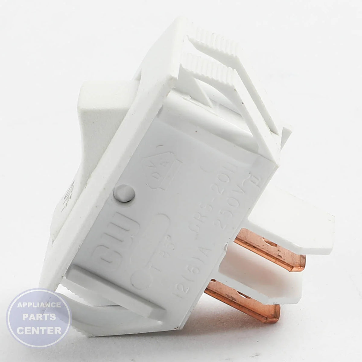 GEH ROCKER SWITCH WB24K5022 - Installation in GEH model showing key mounting points