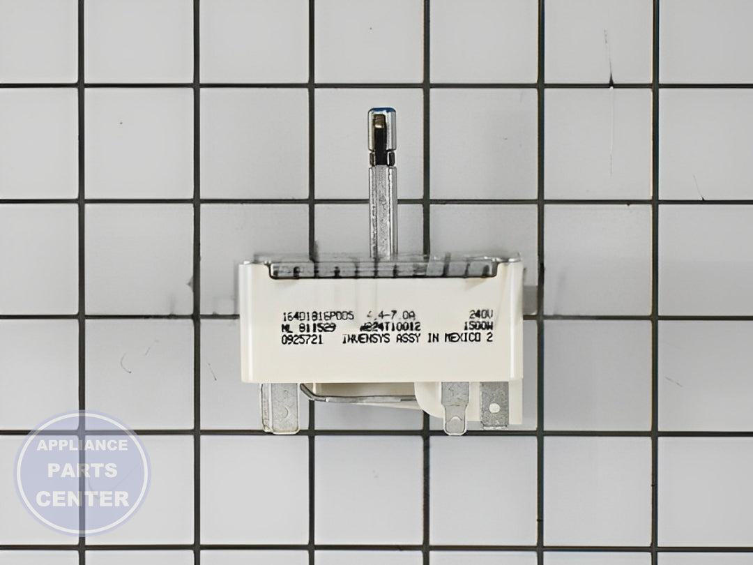 GE OVEN INFINITE SWITCH WB24T10012 - Installation in GE [Model] showing mounting points