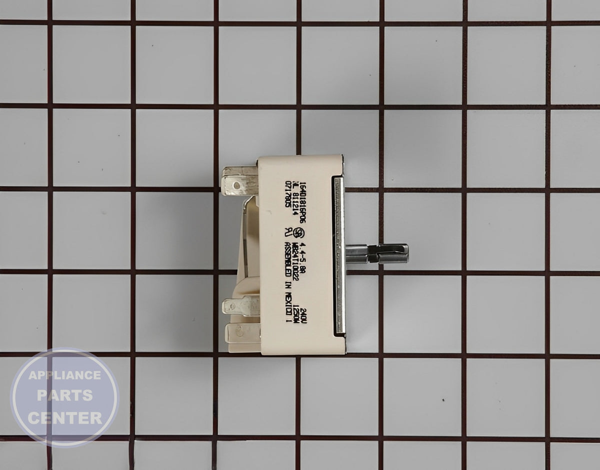 GE OVEN INFINITE SWITCH WB24T10022 - Installation in GEN model showing easy mounting points