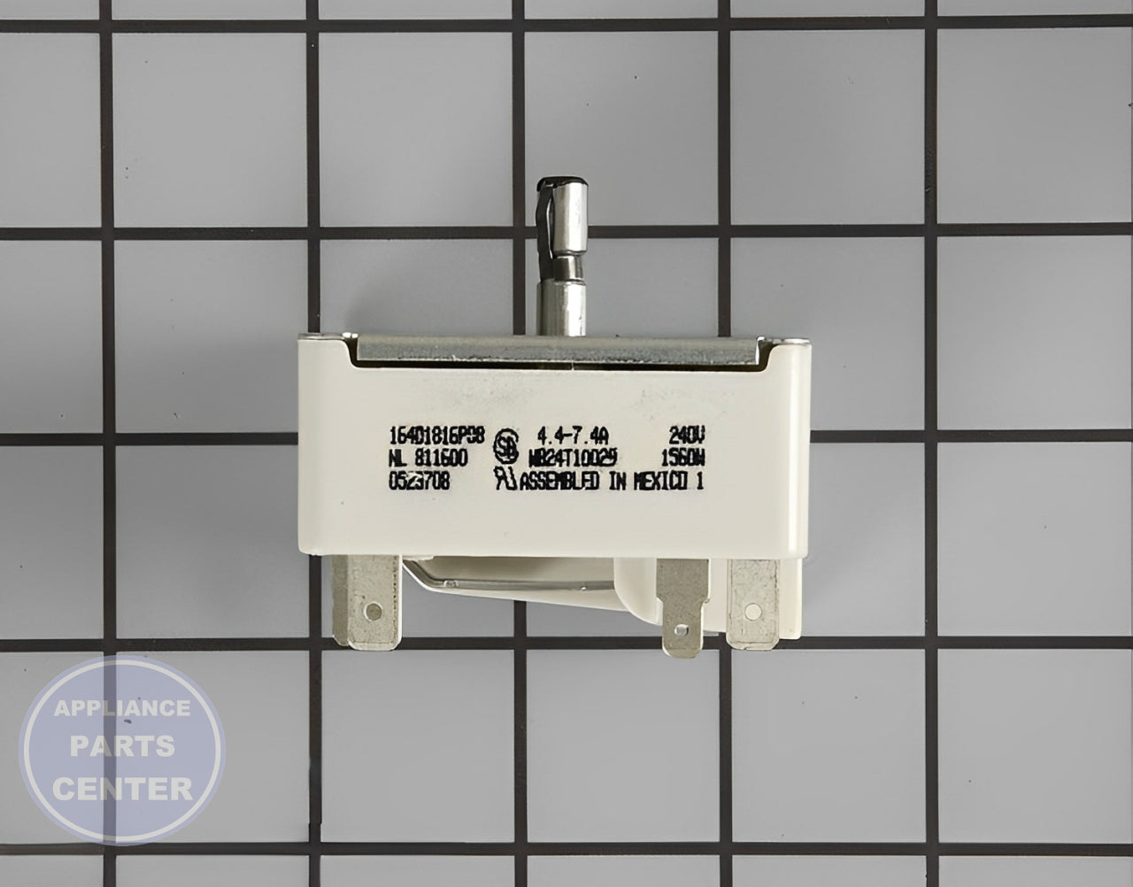 GE Oven Burner Infinite Switch WB24T10029 - Main view showing heat regulation for GEN models