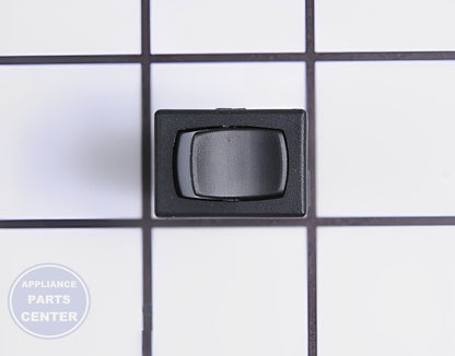Rocker Switch WB24T10042 - Side view with exact measurements