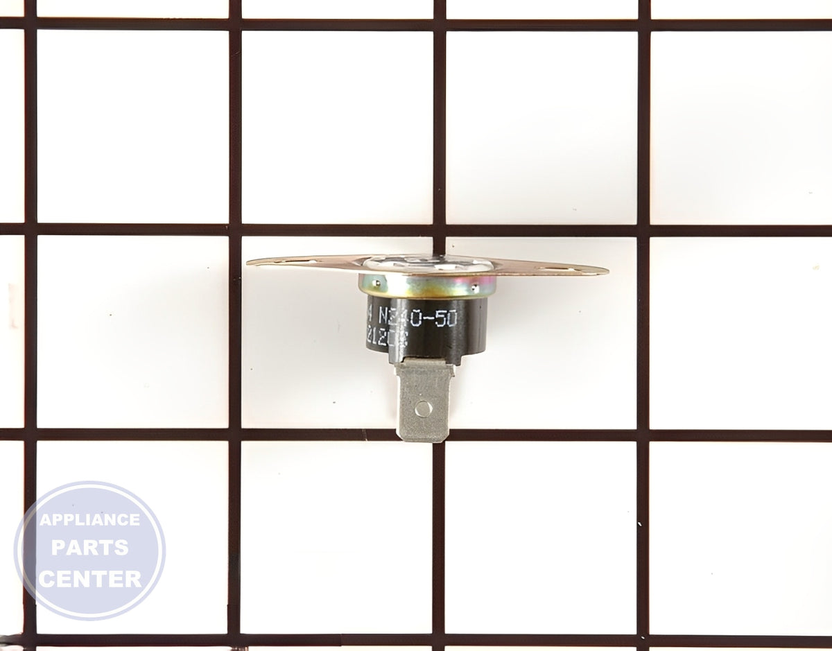 GE OVEN SAFETY THERMOSTAT WB24T10060 - Side view with specific fuse and breaker specs