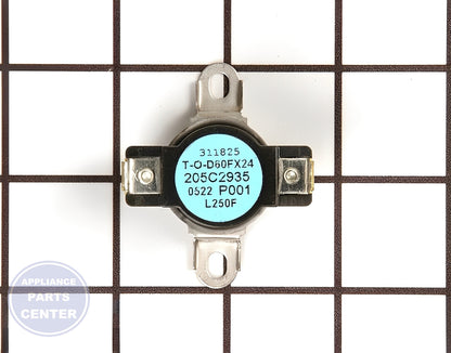 GE Limit Switch WB24T10116 - Main view showing precise temperature control for GE JBS27WK1WW and JBP23DR1WW models