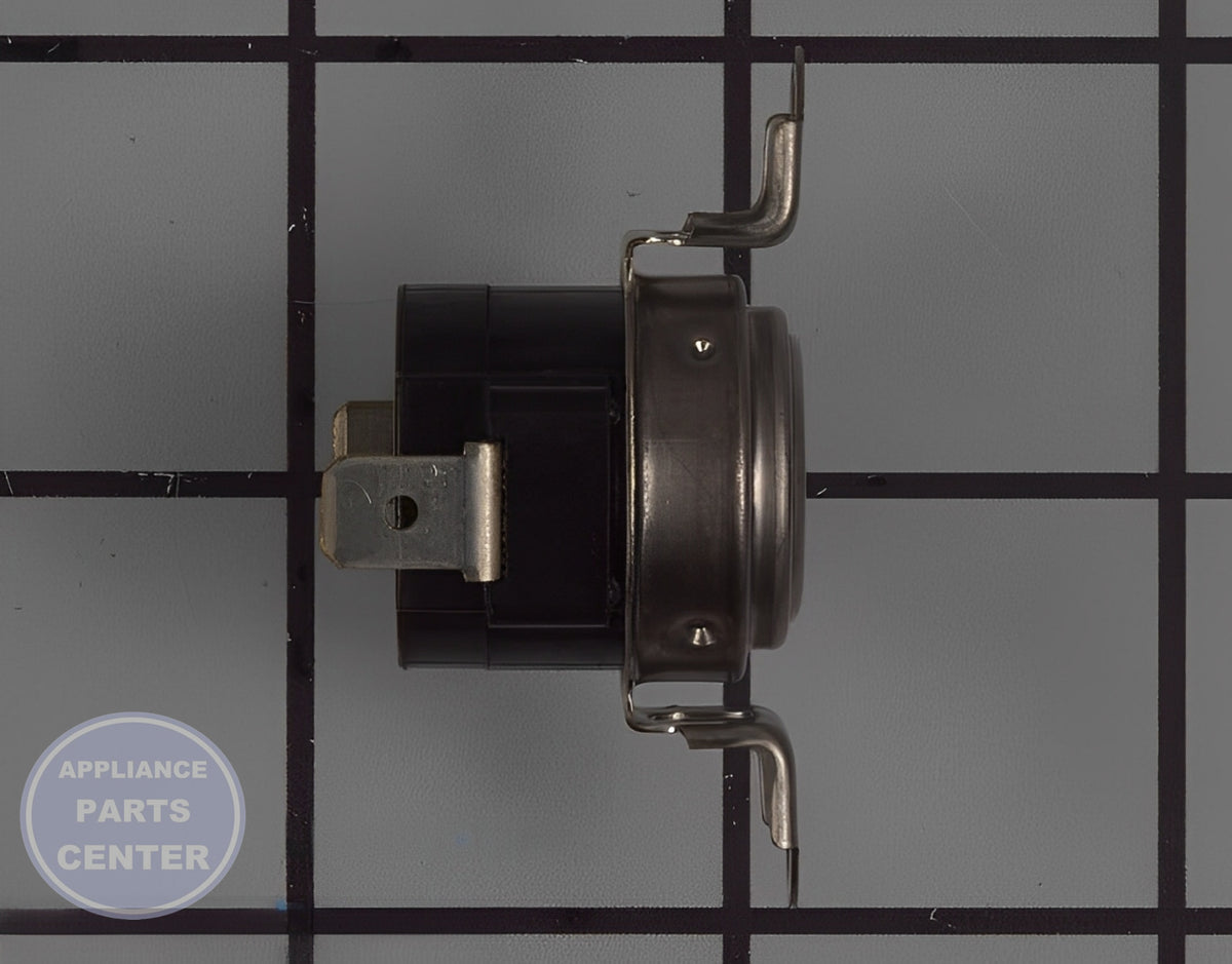 GE OVEN LIMIT SWITCH WB24T10117 - Side view with precise temperature specs