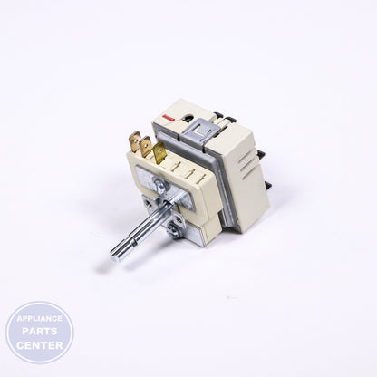 SWITCH INFINITE CONTROL WB24T10139 - Side view with precise specifications