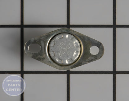 Thermal Fuse WB24X10034 - Side view with 1.25 inches length and 0.25 inches width