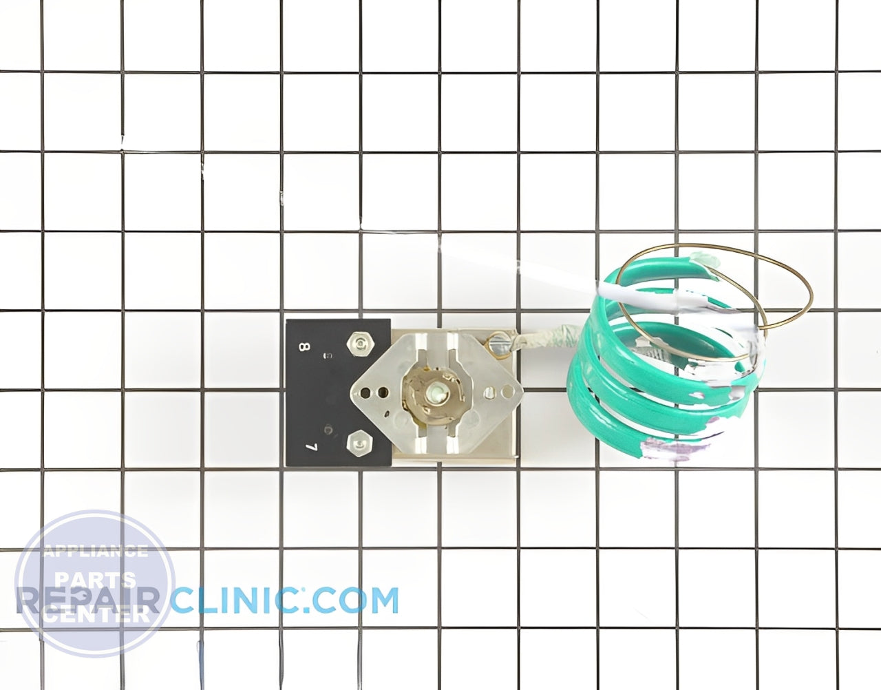 Temperature Control Thermostat WB24X24087 - Detailed view of 100-300 degrees Fahrenheit temperature range