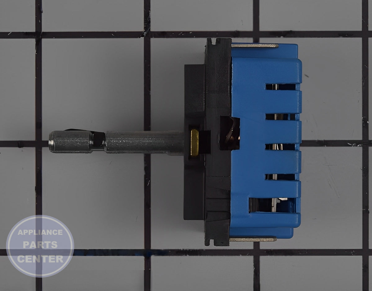 GE OVEN INFINITE CONTROL SWITCH WB24X26398 - Installation in specific model showcasing mounting points