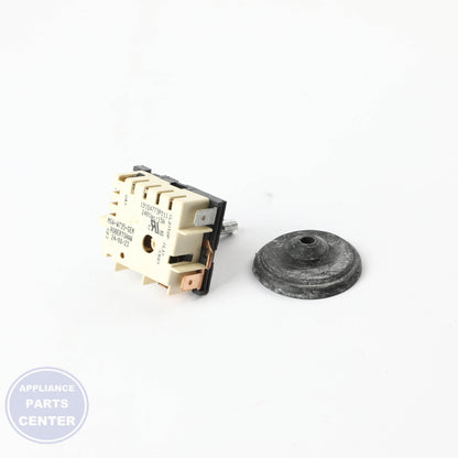 INFINITE SWITCH AND SEAL KIT WB24X41827 - Side view with precise measurements