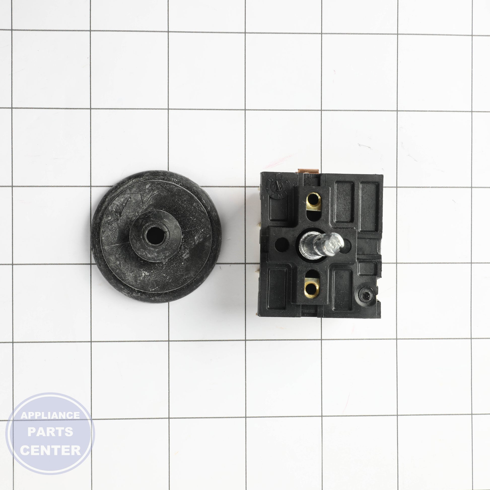 GEH INFINITE SWITCH AND SEAL KIT WB24X41827 - Installation in specific model showing key mounting points