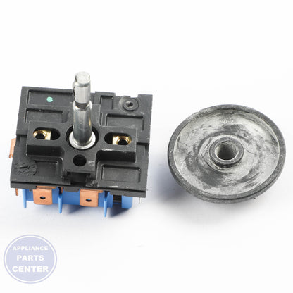 INFINITE SWITCH AND SEAL KIT WB24X41828 - Detailed view of heat control details
