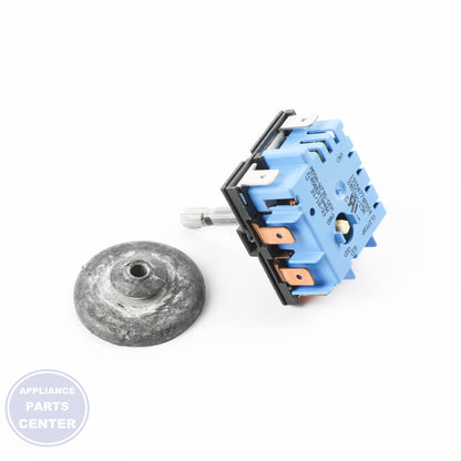 INFINITE SWITCH AND SEAL KIT WB24X41828 - Side view with 240 voltage specs