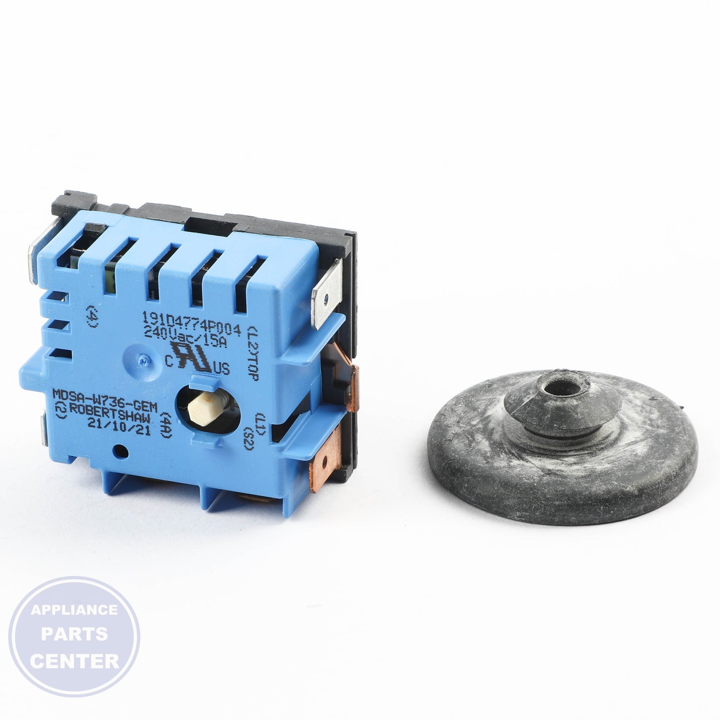 GEH INFINITE SWITCH AND SEAL KIT WB24X41828 - Installation in GEH model showing mounting points