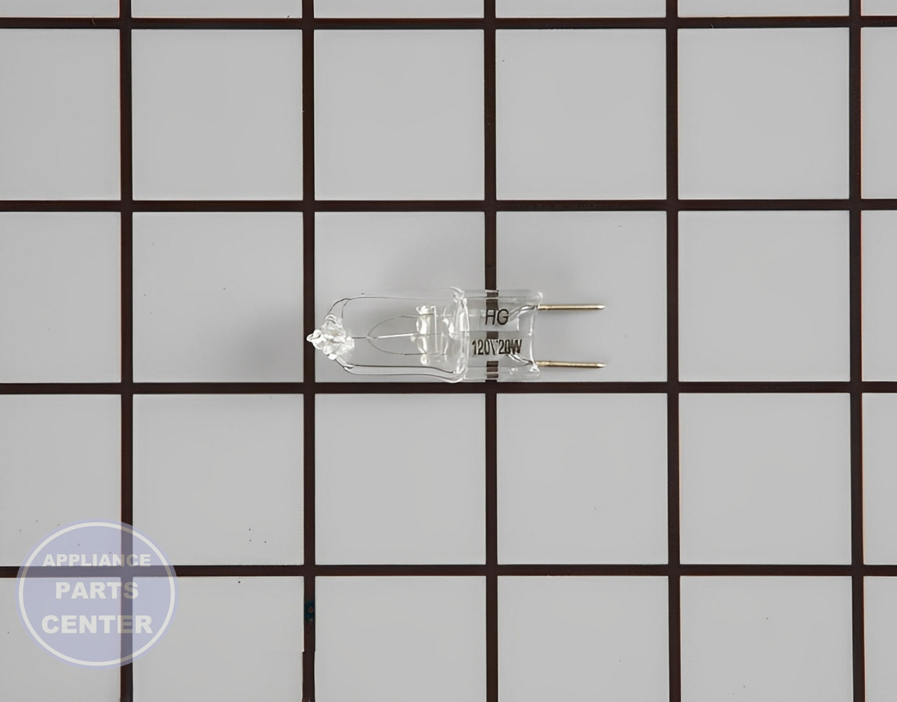 GE RANGE OVEN HALOGEN LAMP 20W 120V COOKTOP - Main view showing bright light for GE models
