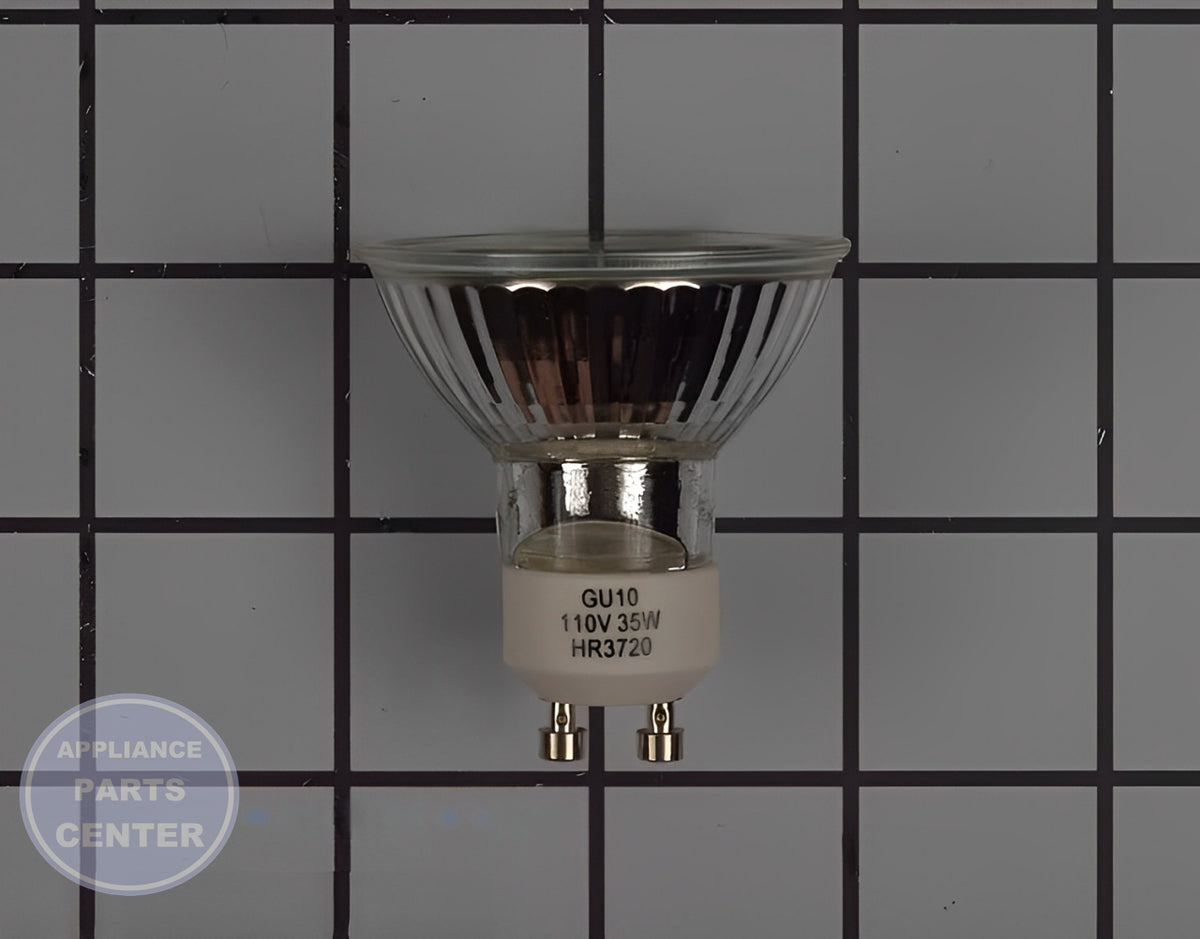 GE OVEN LIGHT BULB WB25X24863 - Main view showing bright illumination for GEN Range Vent Hood