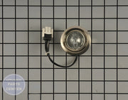 GE OVEN ASSEMBLY LAMP WITH CONNECTOR WB25X24864 - Main view showing optimal brightness for specific models