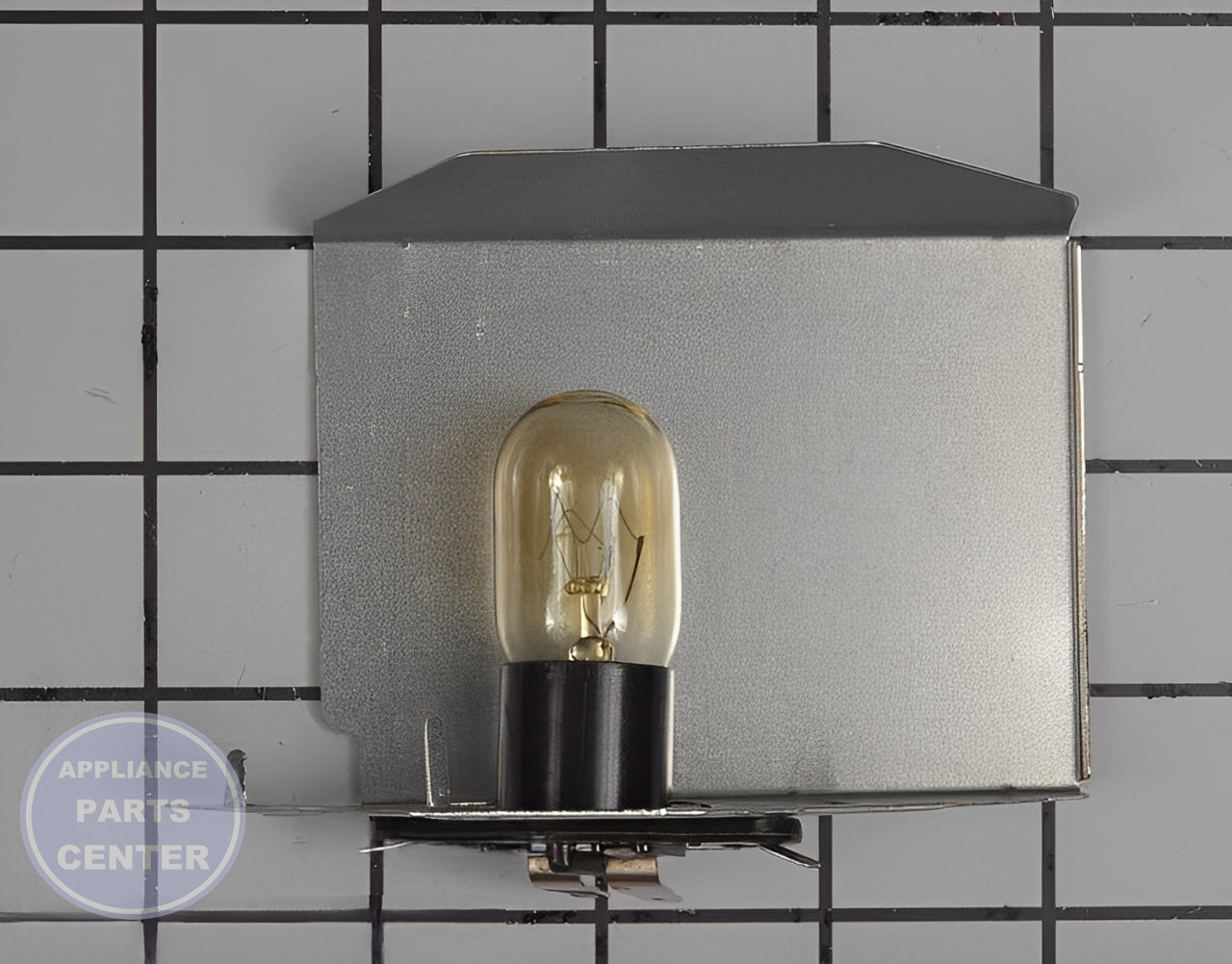 GE Microwave Light Assembly WB25X27079 - Main view showing bright illumination for GE models