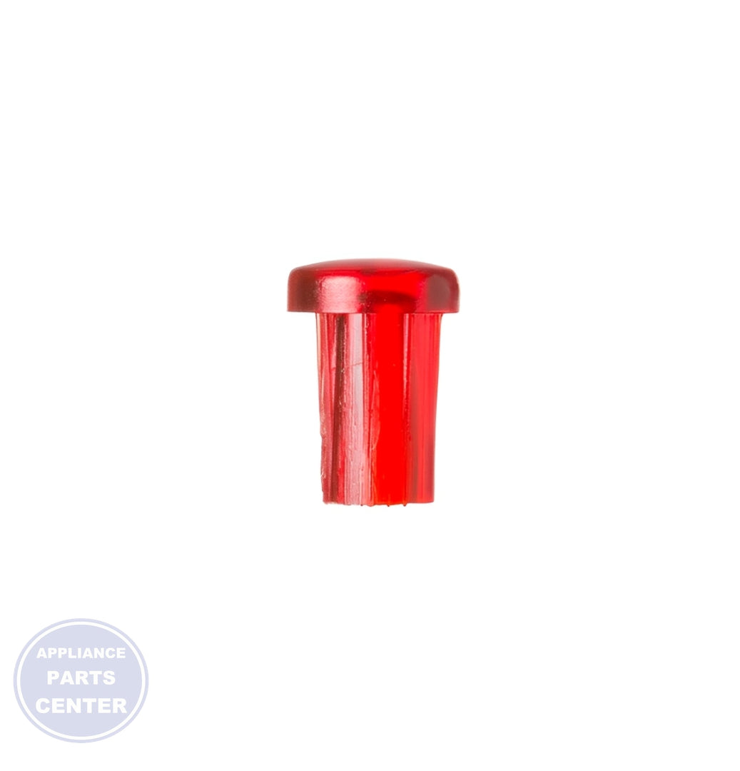 GE OVEN LIGHT INDICATOR WB25X65 - Side view with specific measurements