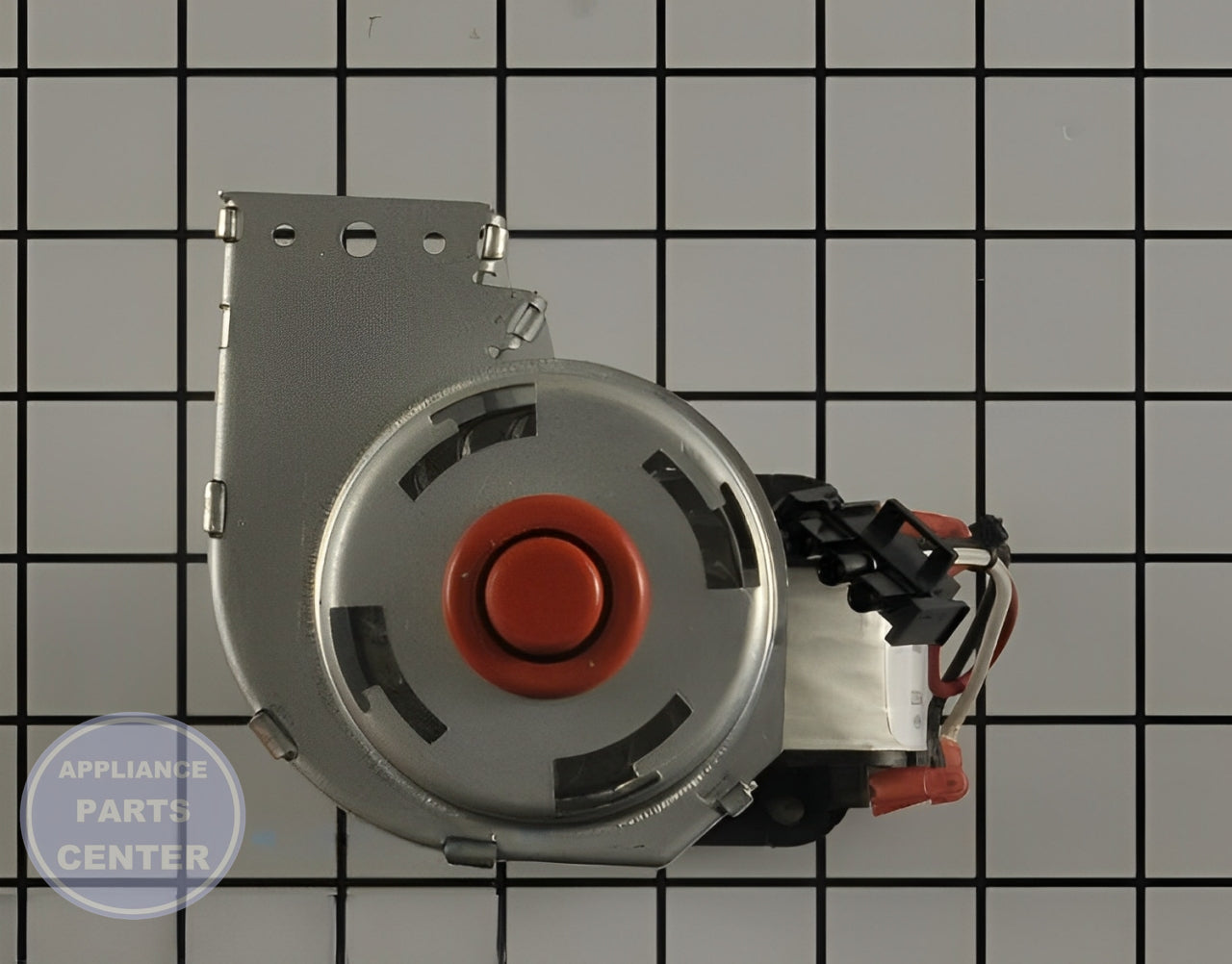 Vent Fan Motor WB26K10010 - Side view with 4.5 inches diameter and 2 inches height