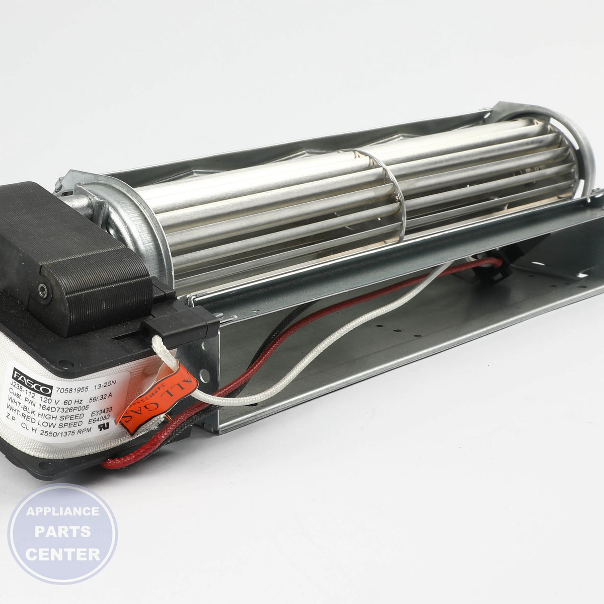 GEH BLOWER TANGENTIAL 45MM WB26K10012 - Main view showing efficient airflow for specific GEH models