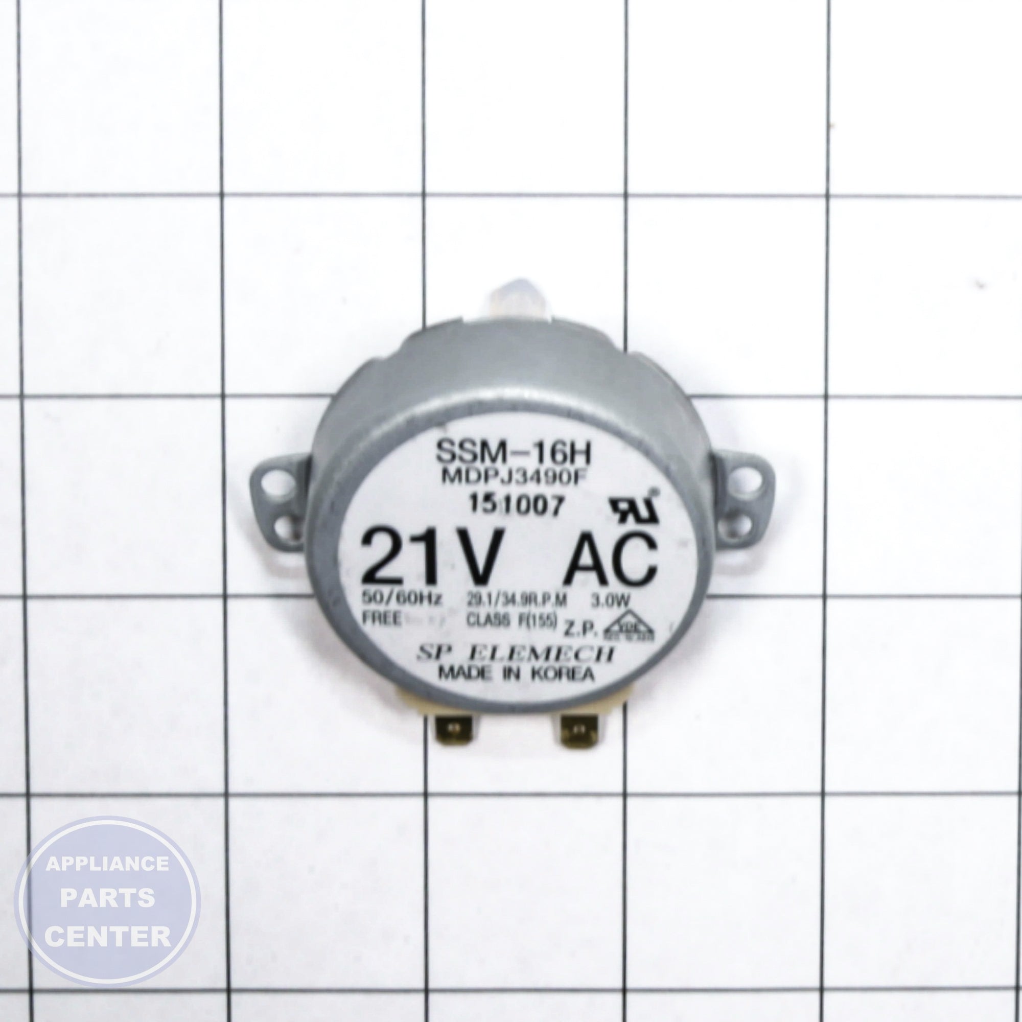 GEH MICROWAVE FAN DRIVE MOTOR WB26X10037 - Installation in XL1800 model showing key mounting points